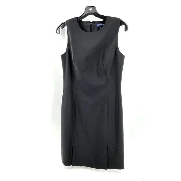 Ann Taylor | Dresses | Ann Taylor Womens Black Sleeveless Wool Blend A Line  Career Dress Size 8p | Poshmark